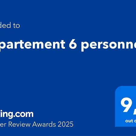 6 Personnes 아파트 *